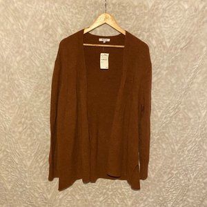 Madewell Heather Clay Open Cardigan